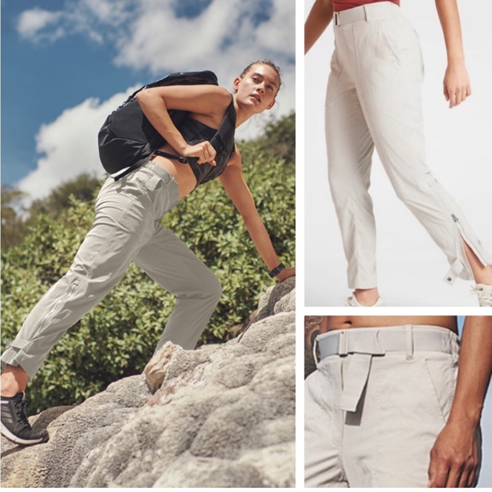Athleta Women's Light Gray Track Pants